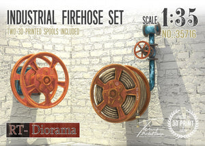 RT-Diorama 35716 Ensemble de lances d&amp;#39;incendie industrielles 1/35