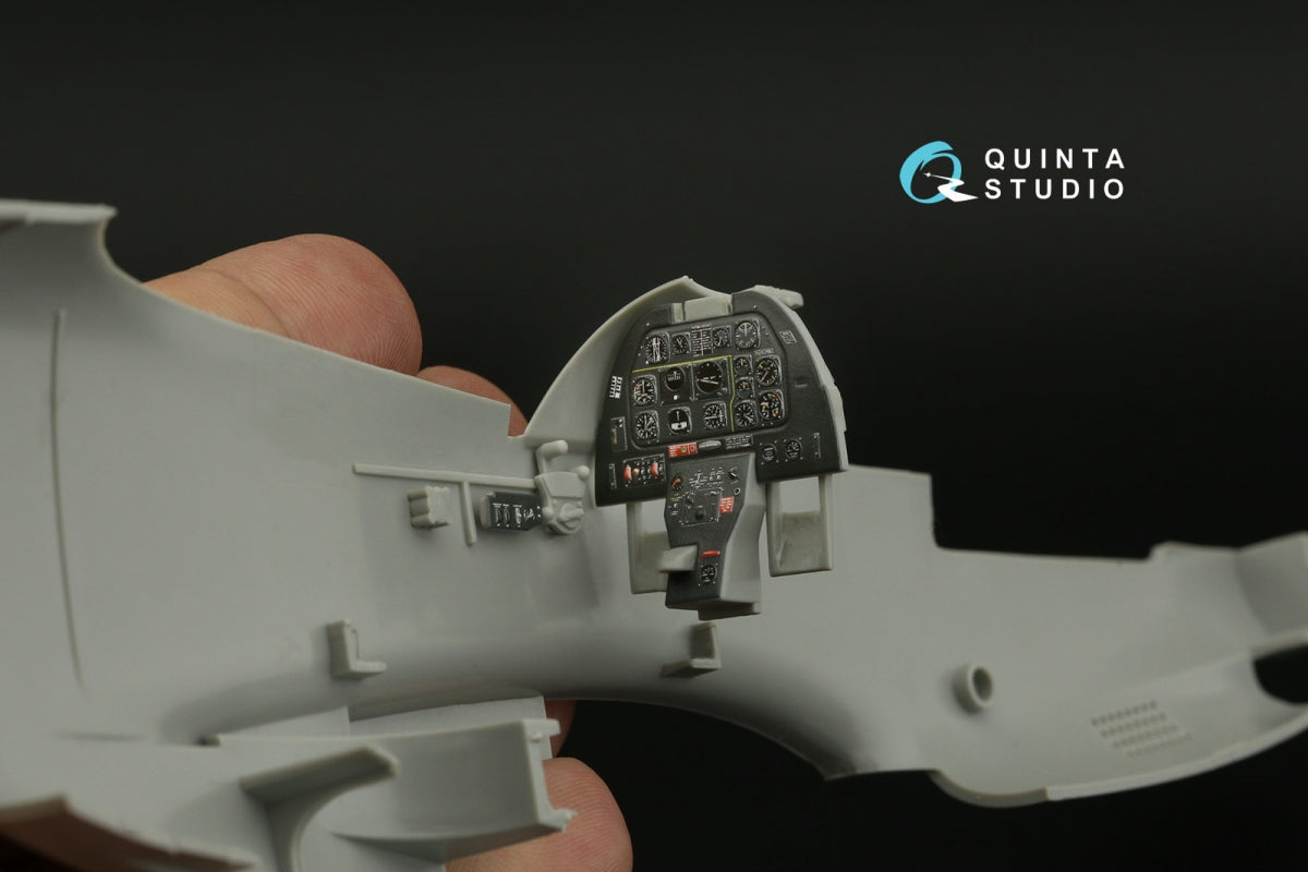 Intérieur imprimé en 3D et coloré sur papier décalcomanie Quinta Studio QDS-32144 P-51D Mustang (Trumpeter) (Petite version) 1/32 – image 7