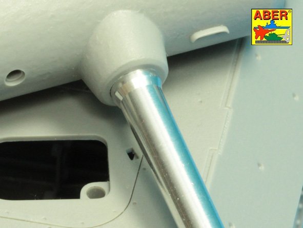 Aber 35L-245 7,5 cm barrel with muzzle brake for Panther Ausf.A 1/35 – zdjęcie 6