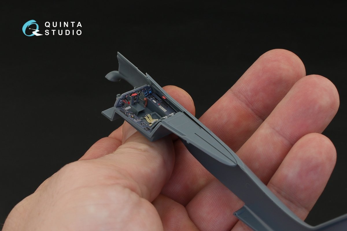 Intérieur imprimé en 3D et coloré sur papier décalcomanie Quinta Studio QD48128 Fw 190 A-8/A-9 (R11) (pour kit Eduard) 1/48 – immagine 7