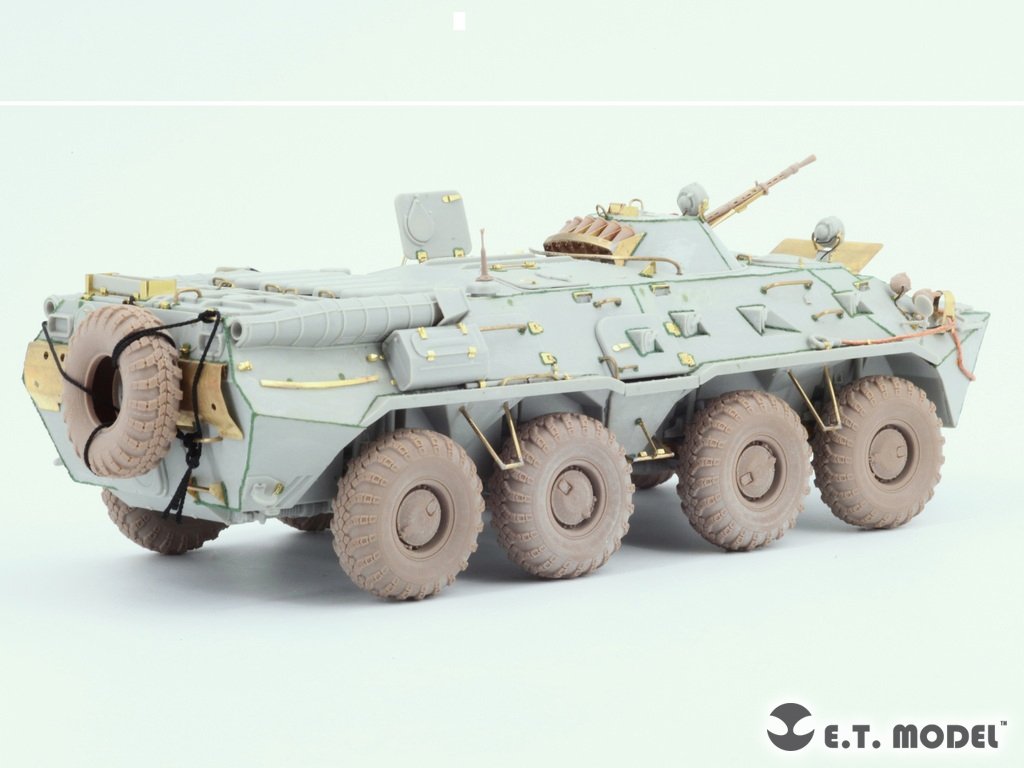 E.T. Model P35-120 Russian BTR-80/80A APC Sagged wheels (Wide) For TRUMPETER Kit 1/35 – zdjęcie 4