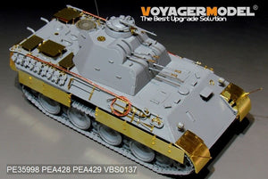 Maquette Voyager PE35998 FlaKPanzer V allemand de la Seconde Guerre mondiale, canon antiaérien FlaKvierling 20 mm MG 151/20, version de base pour TAKOM 2105 au 1/35 – image 6