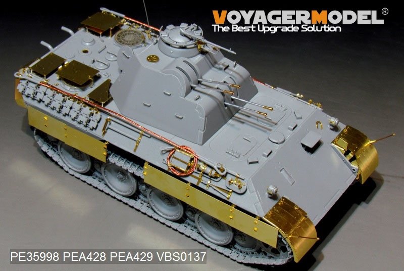 Maquette Voyager PE35998 FlaKPanzer V allemand de la Seconde Guerre mondiale, canon antiaérien FlaKvierling 20 mm MG 151/20, version de base pour TAKOM 2105 au 1/35 – image 6