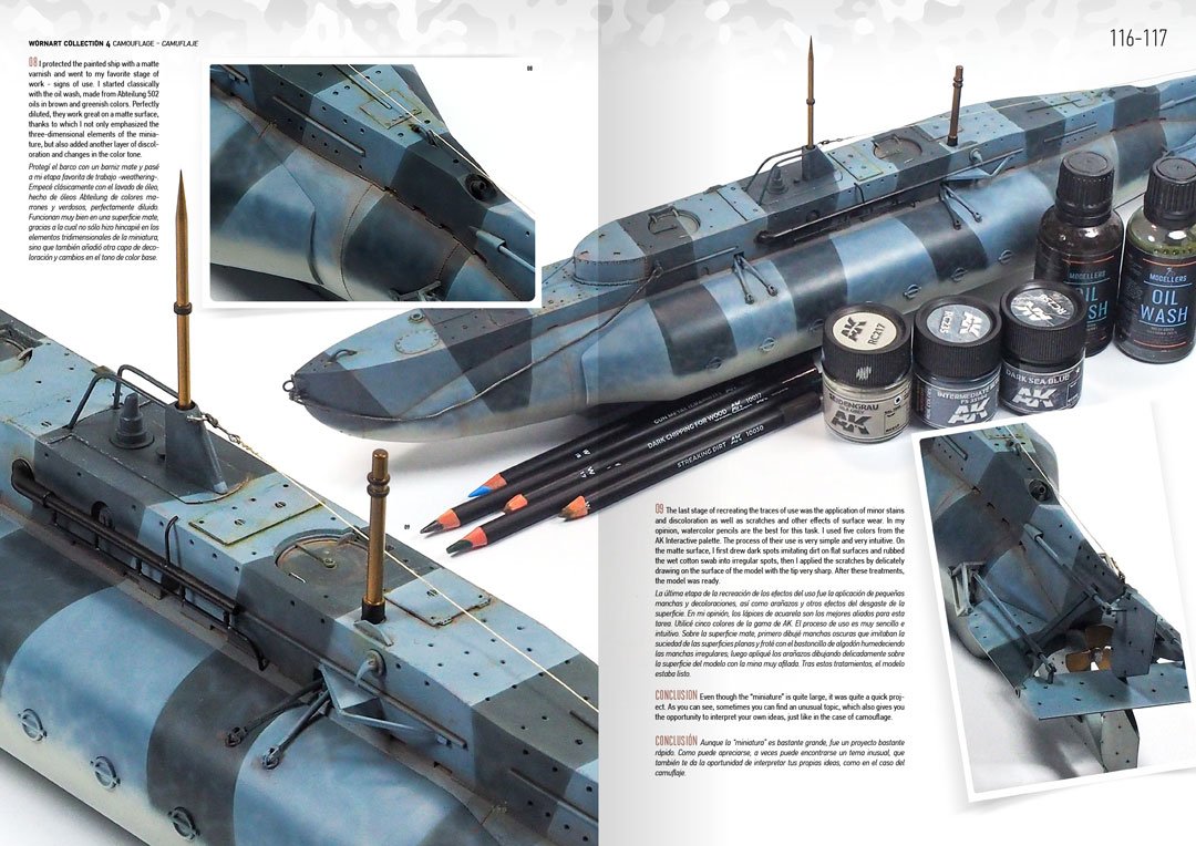 AK Interactive AK4906 WORN ART COLLECTION ISSUE 04 – CAMOUFLAGE – zdjęcie 7