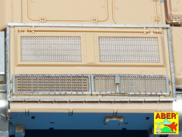 Grilles Aber 35G28 pour char russe T-55 et Tiran 5 (1/35) – Bild 5