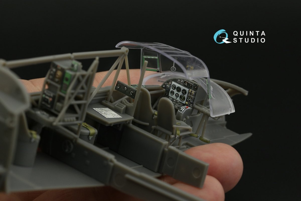 Intérieur imprimé en 3D et coloré sur papier décalcomanie Quinta Studio QD48333 Avro Anson Mk.I (Airfix) 1/48 – image 10