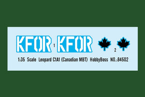 Hobby Boss 84502 Leopard C1A1 (char de combat principal canadien) 1/35 – Bild 4
