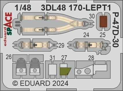 Eduard 3DL48170 P-47D-30 SPACE MINIART 1/48 – imagen 3