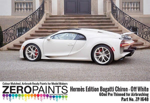 Zero Paints 1648 Hermès Edition Bugatti Chiron Off White 60ML – image 2
