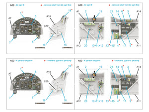 Intérieur imprimé en 3D et coloré sur papier décalcomanie Quinta Studio QDS-48574 Fairey Battle Mk.I (Trumpeter) (petite version) 1/48 – image 7