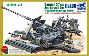 Bronco CB35042 Canon allemand Flak36 de 3,7 cm (1/35)