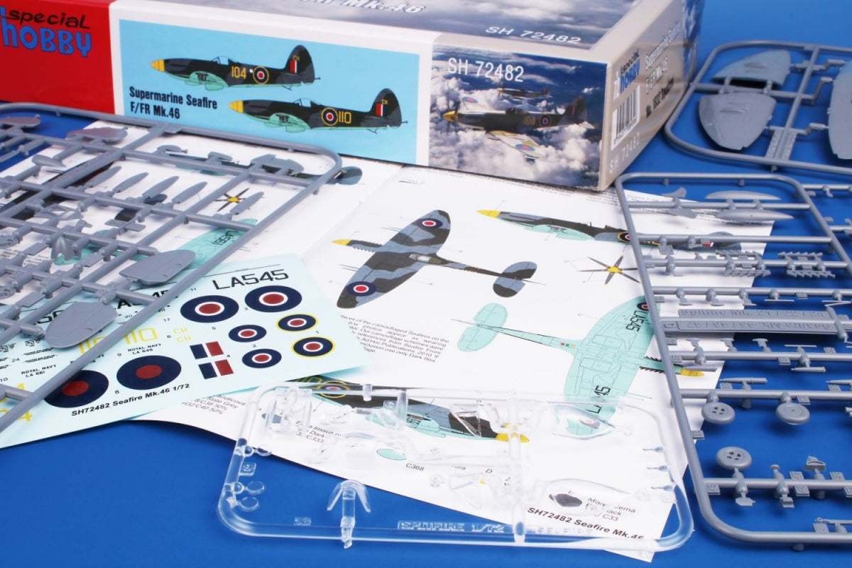 Maquette Special Hobby 72482 Supermarine Seafire F/FR Mk.46 « Escadron n° 1832 » au 1/72 – Bild 4