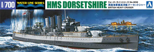 Aoshima 05269 Croiseur lourd britannique HMS Dorsetshire 1/700