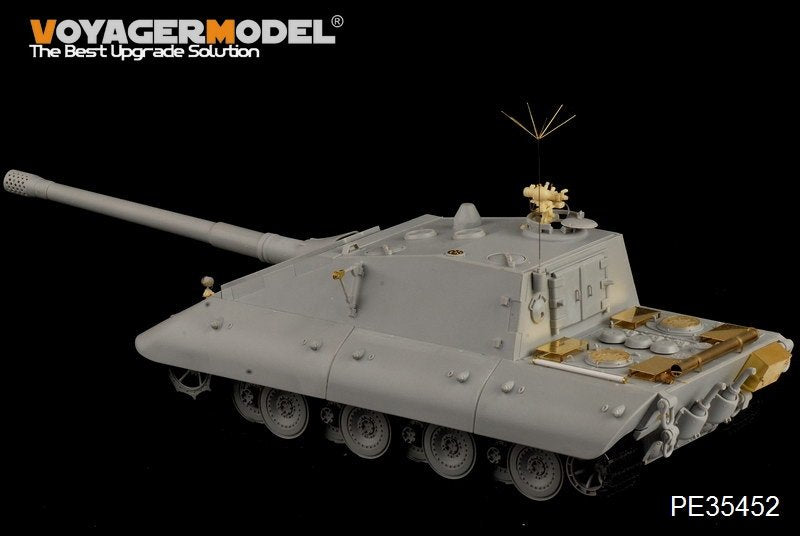 Maquette Voyager PE35452 Jagdpanzer E-100 allemand de la Seconde Guerre mondiale pour Trumpeter 01596 au 1/35 – immagine 8
