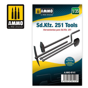 Munitions du Mig 8141 Sd.Kfz. 251 Outils 1/35