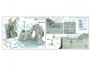 Quinta Studio QD32154 IL-2M3 3D-Printed &amp;amp; coloured Interior on decal paper (Hobby Boss) 1/32 – zdjęcie 8