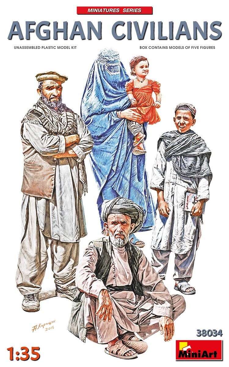 Miniart 38034 CIVILS AFGHANS 1/35