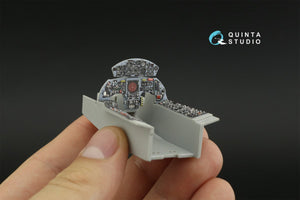 Intérieur imprimé en 3D et coloré sur papier décalcomanie Quinta Studio QD32130 TF-104G (Italeri) 1/32  – image 11