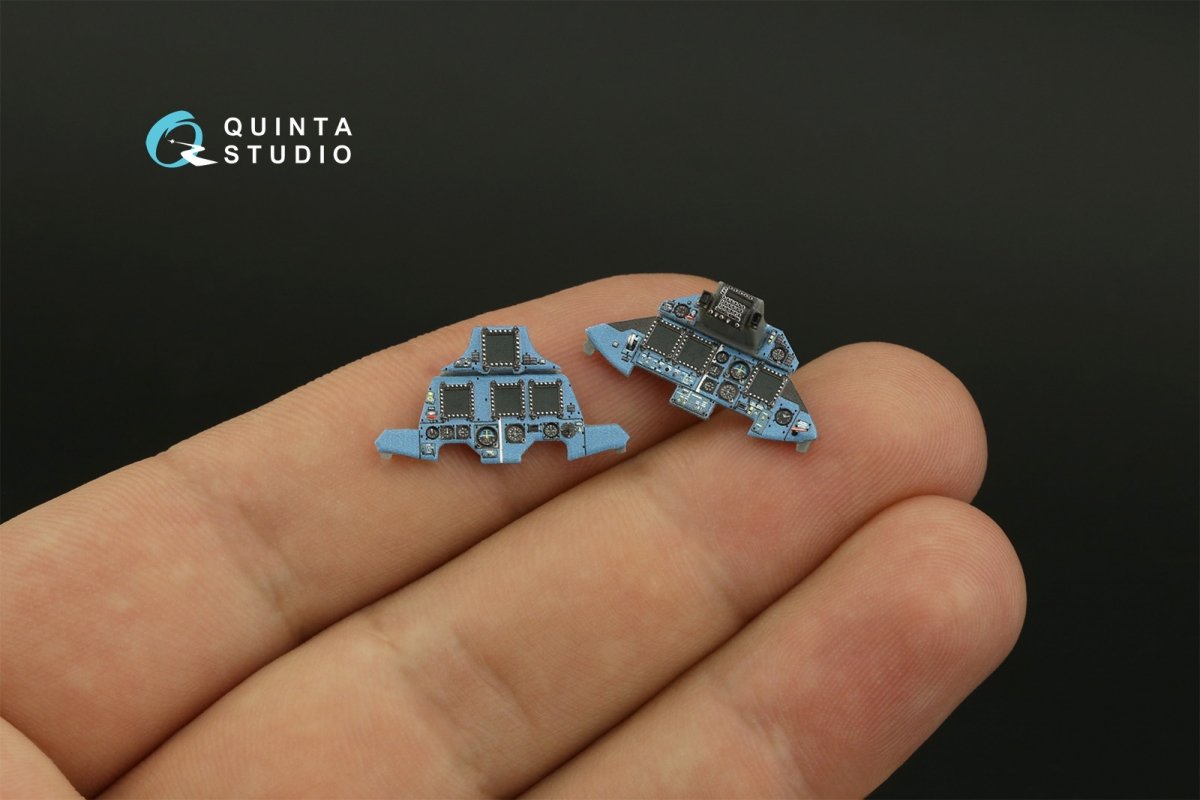 Intérieur imprimé en 3D et coloré sur papier décalcomanie Quinta Studio QDS-48320 Su-30SM (GWH) (Petite version) 1/48 – image 11