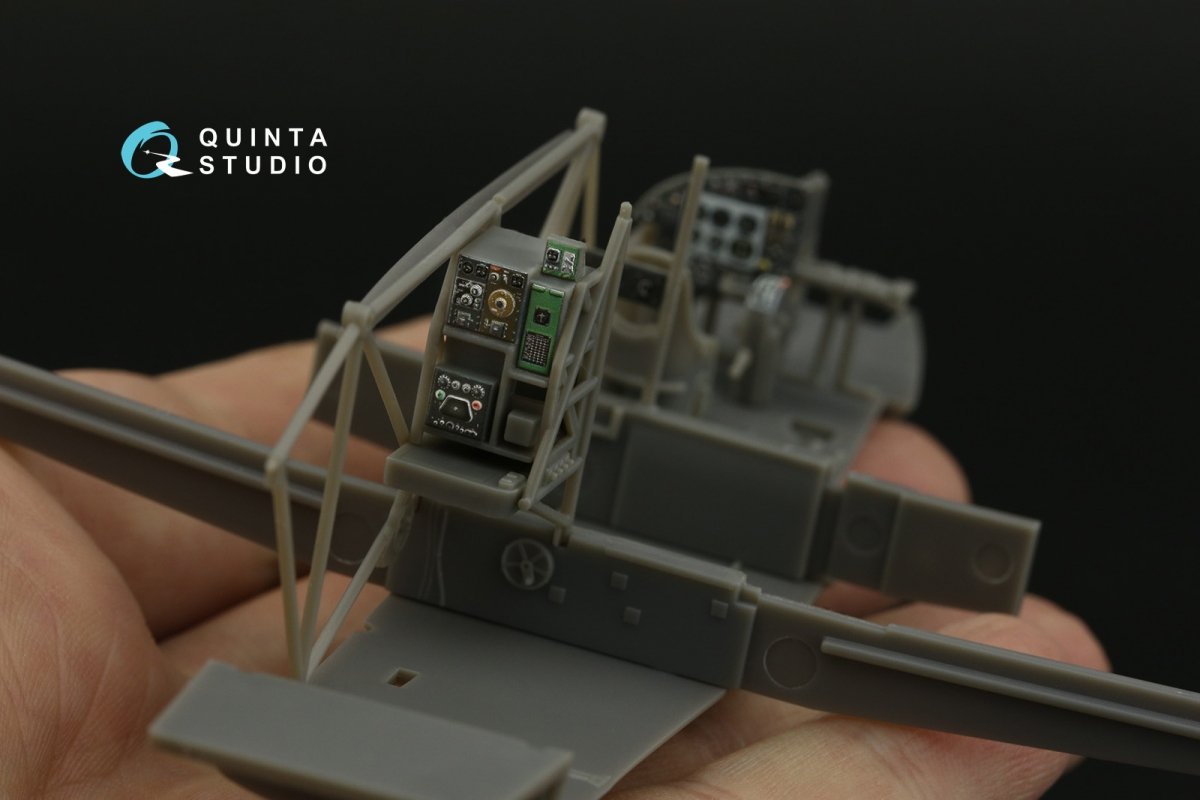 Intérieur imprimé en 3D et coloré sur papier décalcomanie Quinta Studio QDS-48333 Avro Anson Mk.I (Airfix) (Petite version) 1/48 – image 6