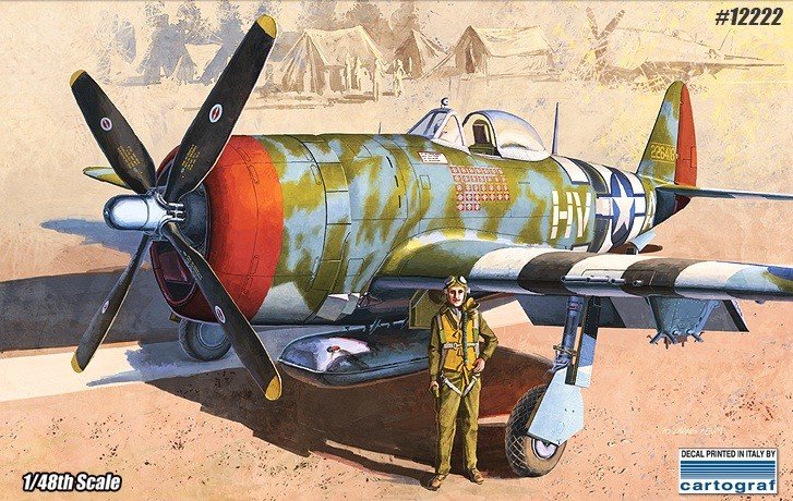 Academy 12222 P-47D Thunderbolt (GABRESKI) (1/48)