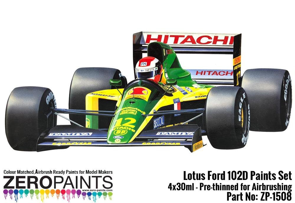Coffret de peinture Zero Paints ZP-1508 Lotus Ford 102D (4 pots de 30 ml) – immagine 4