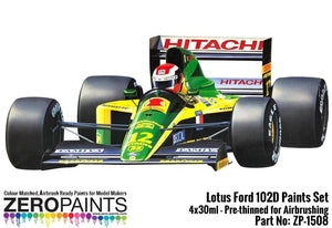 Coffret de peinture Zero Paints ZP-1508 Lotus Ford 102D (4 pots de 30 ml) – immagine 4