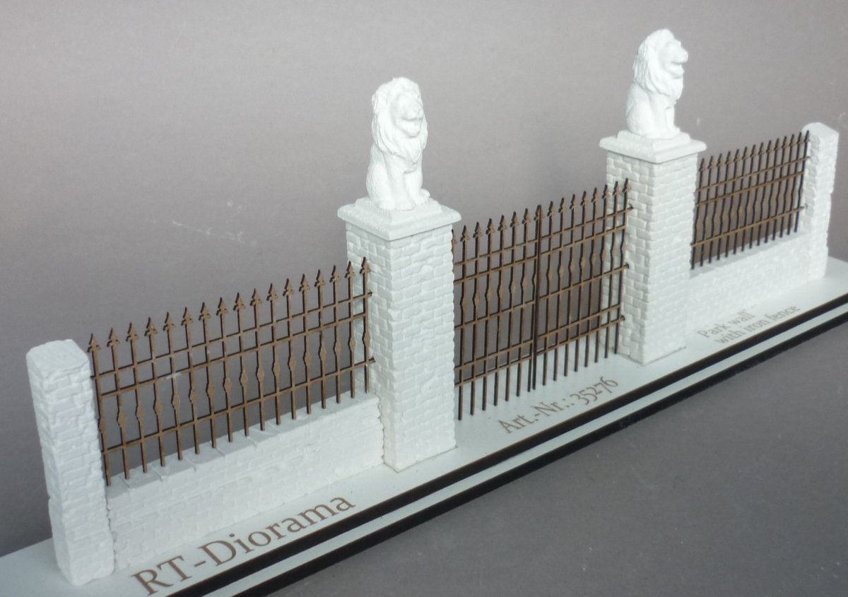 RT-Diorama 35276 Mur de parc avec clôture 1/35 – Bild 4