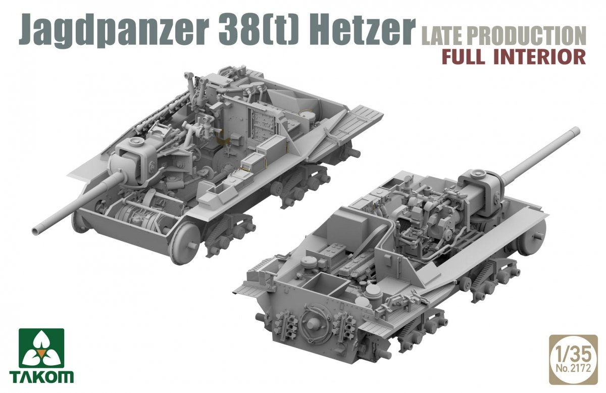 Takom 2172 Jagdpanzer 38(t) Hetzer Production tardive Intérieur complet 1/35 – image 2