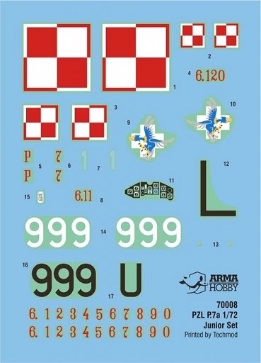 Arma Hobby 70008 PZL P.7a Junior Set 1/72 – Bild 4