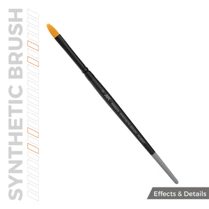 AK Interactive AKB014 AK SYNTHETIC BRUSH – FILBERT 2 – zdjęcie 3