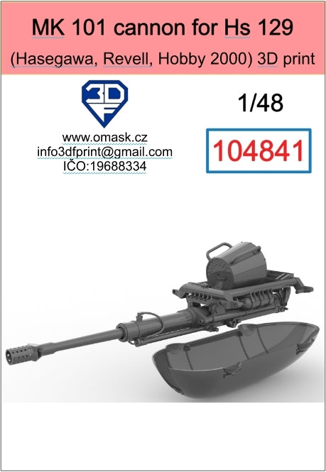Canon Omask 104841 MK 101 pour Hs 129 1/48 