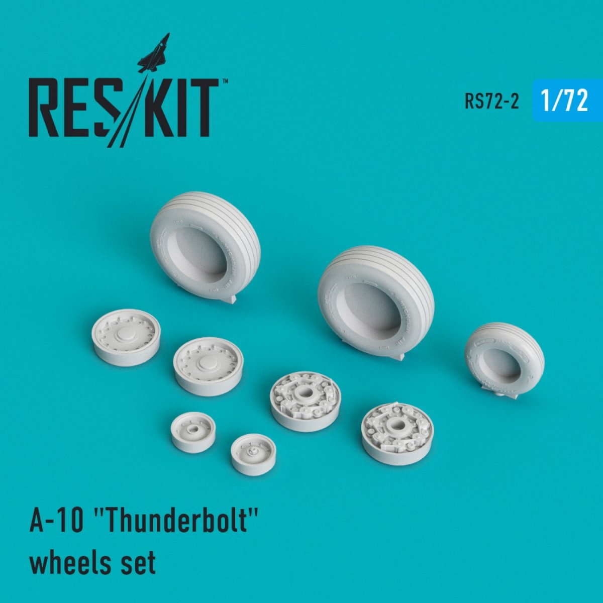 RESKIT RS72-0002 A-10 « THUNDERBOLT » JEU DE ROUES 1/72