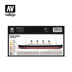 Vallejo 71646 Couleurs Titanic 8 x 17 ml  – image 2