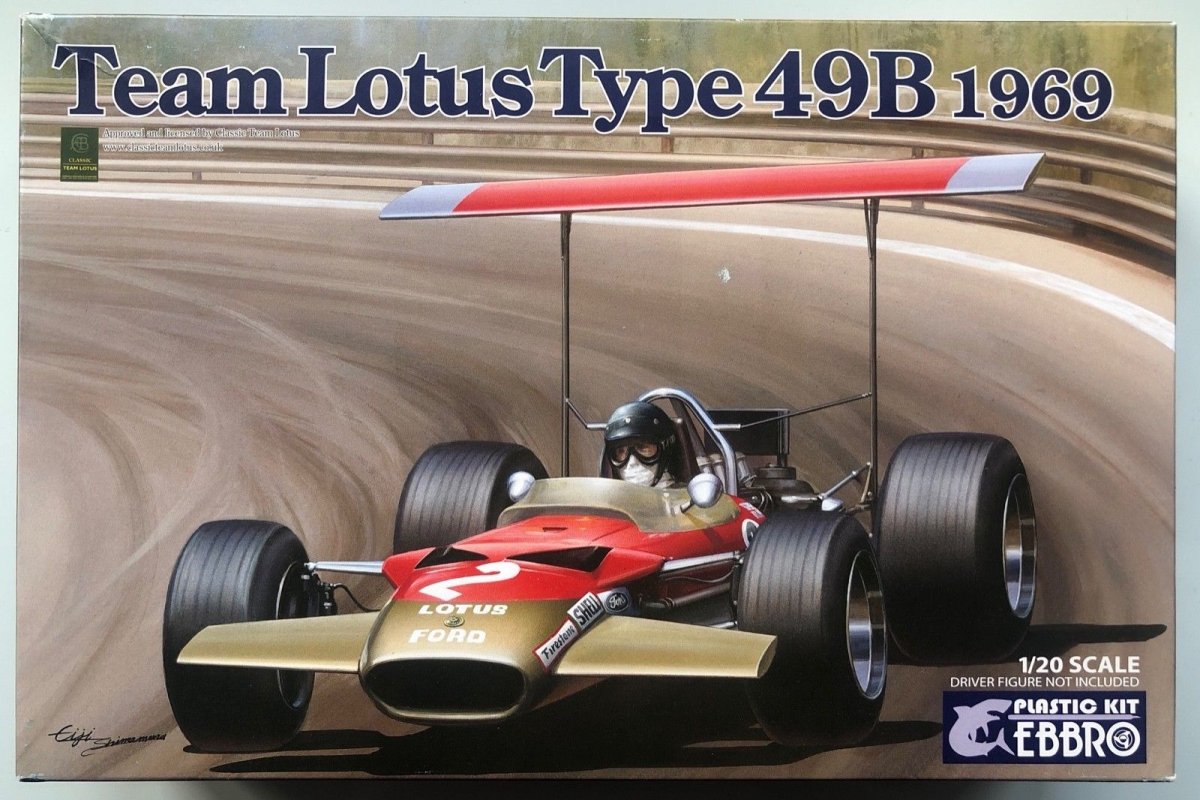 EBBRO 20005 Team Lotus Type 49B 1969 1/20