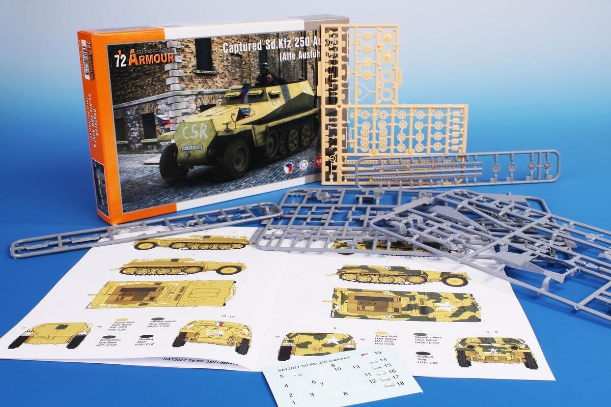 Armure spéciale 72027 capturée Sd.Kfz 250 Ausf.A (Alte Ausführung) 1/72 – imagen 3