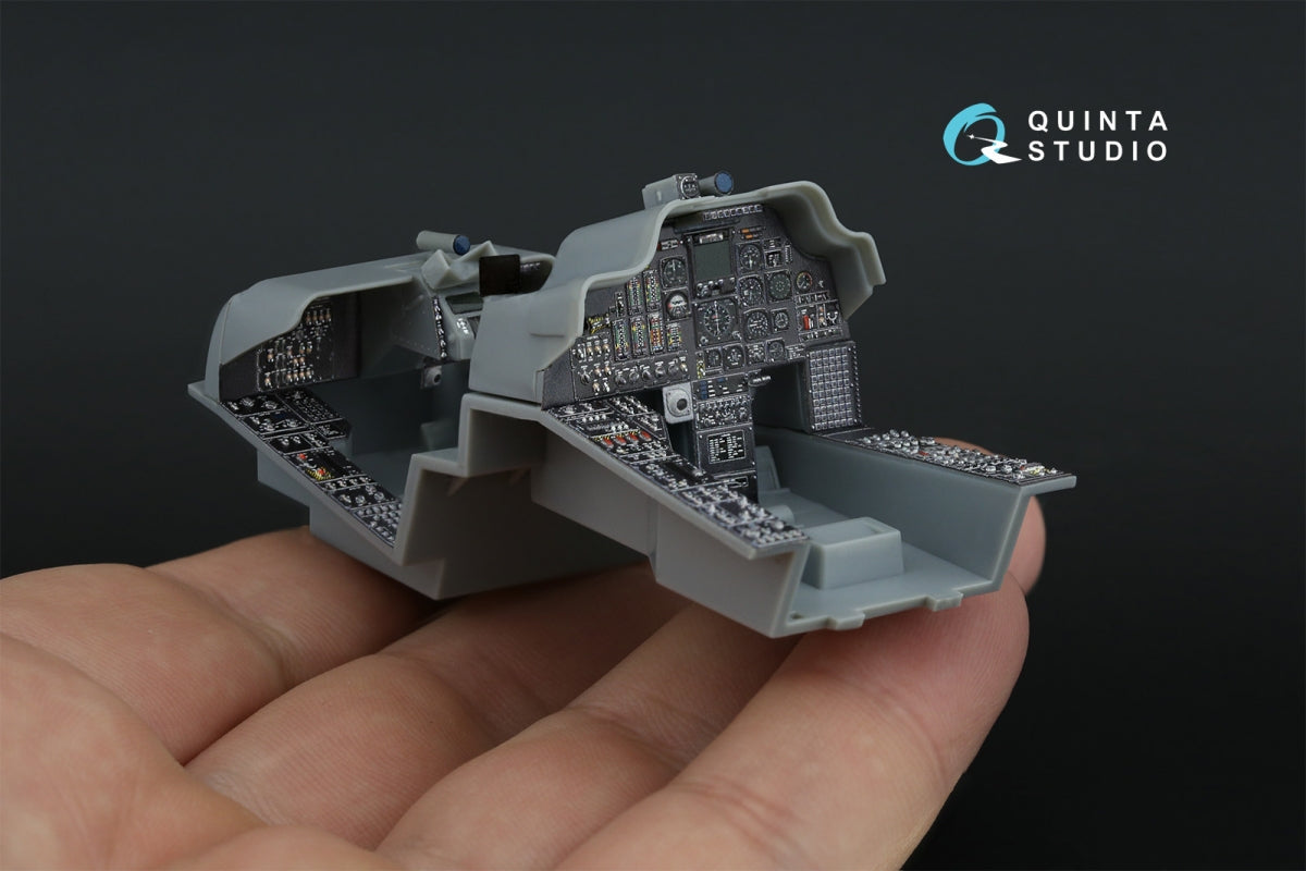 Intérieur coloré imprimé en 3D sur papier décalcomanie Quinta Studio QDS-35132 AH-64A (Trumpeter) (Petite version) 1/35 – immagine 8
