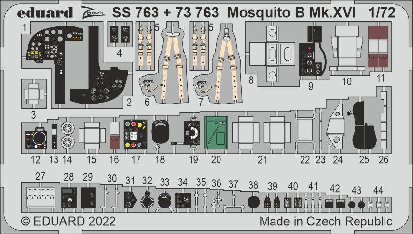 Eduard 73763 Mosquito B Mk. XVI AIRFIX 1/72 – image 2