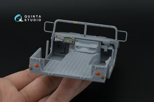 Intérieur imprimé en 3D et coloré sur papier décalcomanie (ICM) pour la gamme Humvee QD35154 de Quinta Studio (échelle 1/35). – immagine 4