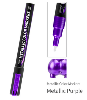 Marqueur de couleur super métallique DSPIAE MKA-08 Violet