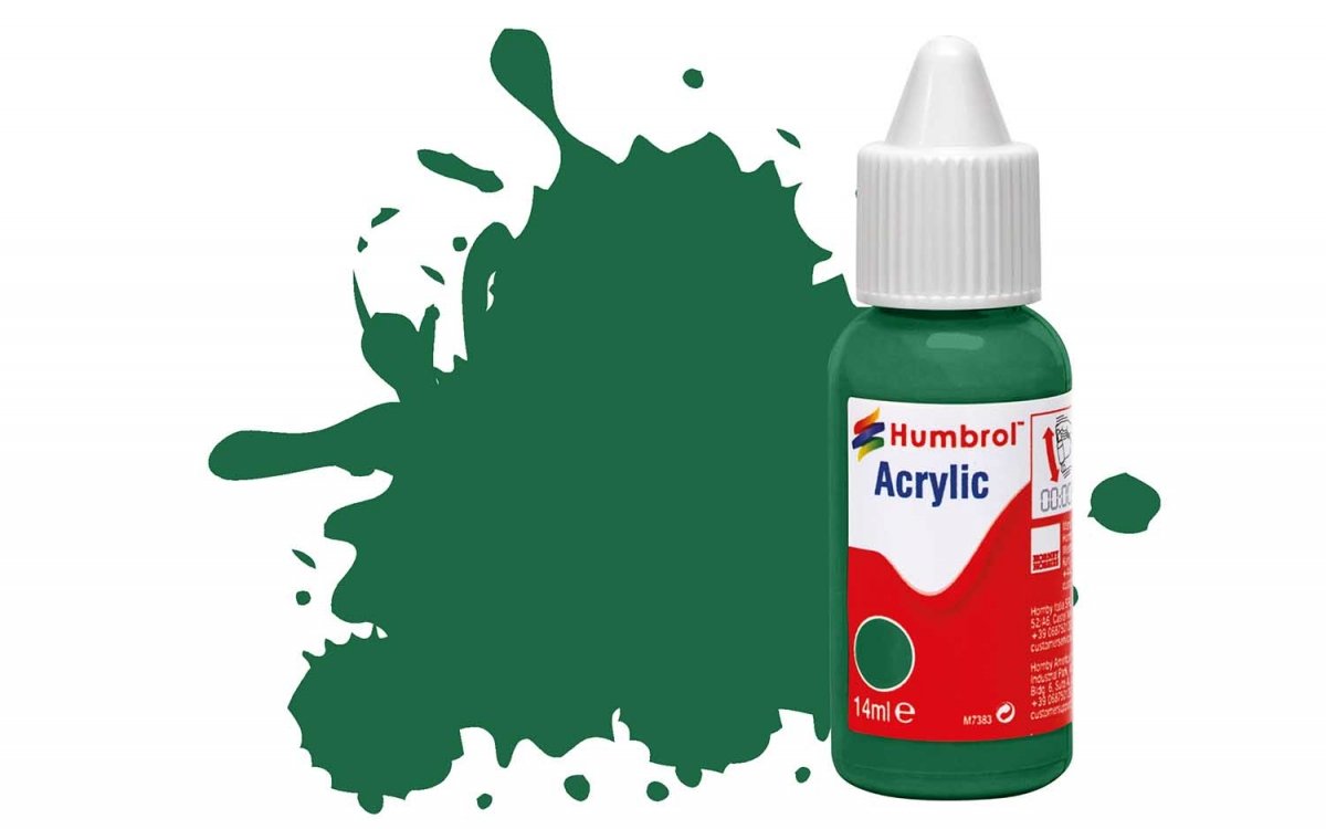 Humbrol DB0030 N° 30 Vert foncé - Mat - 14 ml.