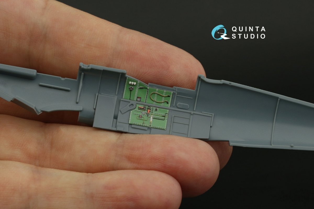 Intérieur du Spitfire Mk.IX imprimé en 3D et coloré sur papier décalcomanie (Eduard) par Quinta Studio QD72042, échelle 1/72 – image 9