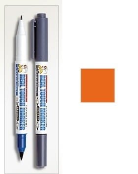 Marqueur tactile Gunze Sangyo GM405 Real Touch Orange 1