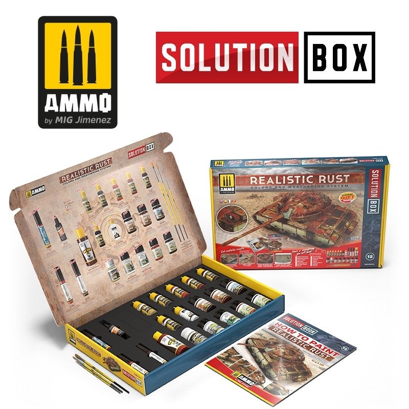 AMMO of Mig Jimenez 7719 SOLUTION BOX - Rouille réaliste – imagen 4