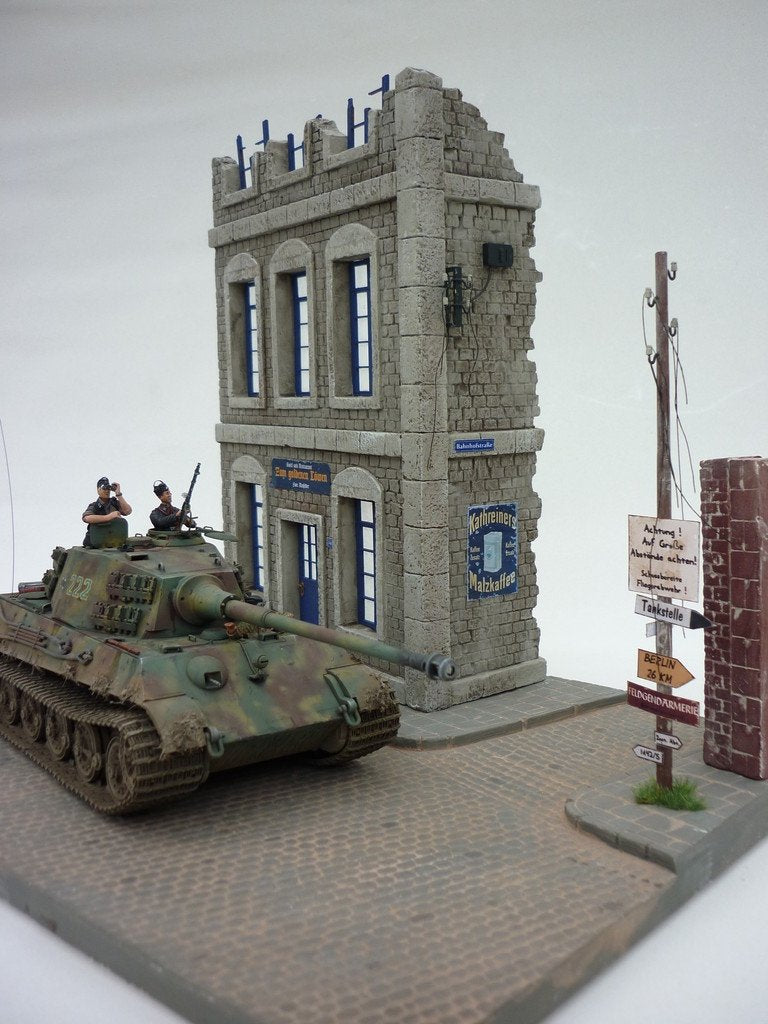 RT-Diorama 35197 Socle de diorama : « Coin de rue » 1/35 – imagen 7
