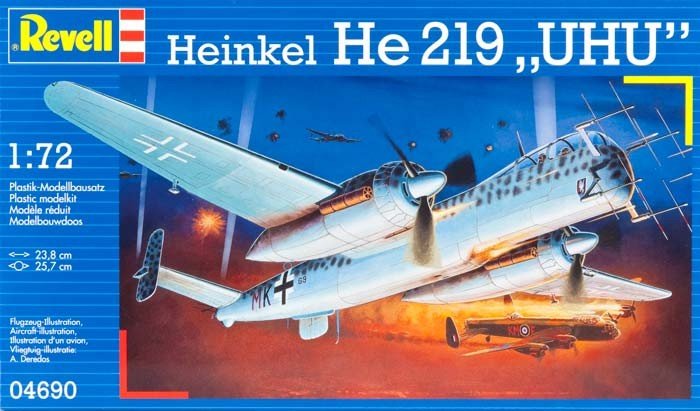 Revell 04690 Heinkel He-219 Uhu (1/72) 