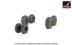 Armory Models AW72414 BAC TSR.2 roues avec pneus lestés, type « a » (DL) 1/72  – image 4