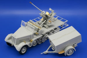 Édouard 36104 Sd. Kfz.7/2 (début) Flak 37 37mm 1/35 Trumpeter  – immagine 3