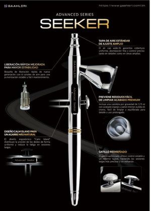 Gaahleri 43196 Airbrush Advanced Series Seeker 0.3 mm &amp;amp; 0.5 mm – image 3