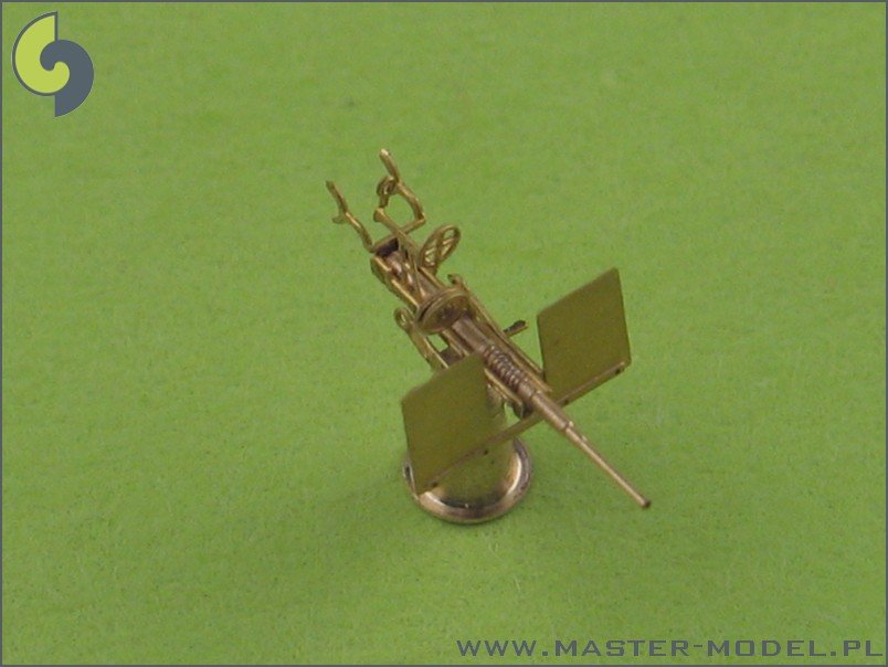 Master SM-350-050 Oerlikon 20mm type USN - canon complet en trois dimensions, éléments tournés et gravés (20 pièces) – immagine 6